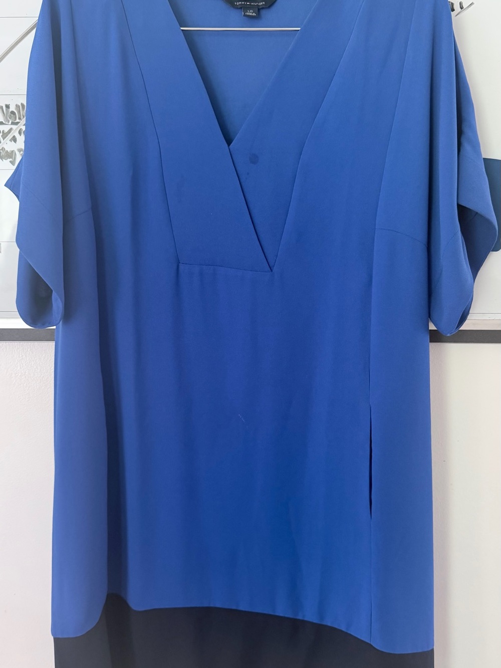 Tommy Hilfiger Royal Blue V-Neck Tunic